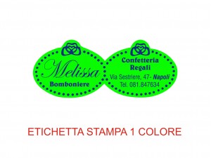 Etichette in carta fluorescente e colorata (mm 46X18)  (cod.6Q) 